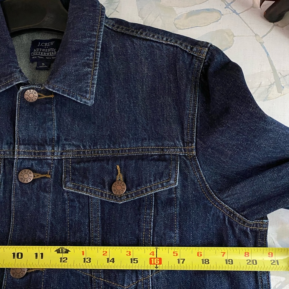 J.crew Mens Denim Jacket size Small - Picture 5 of 8